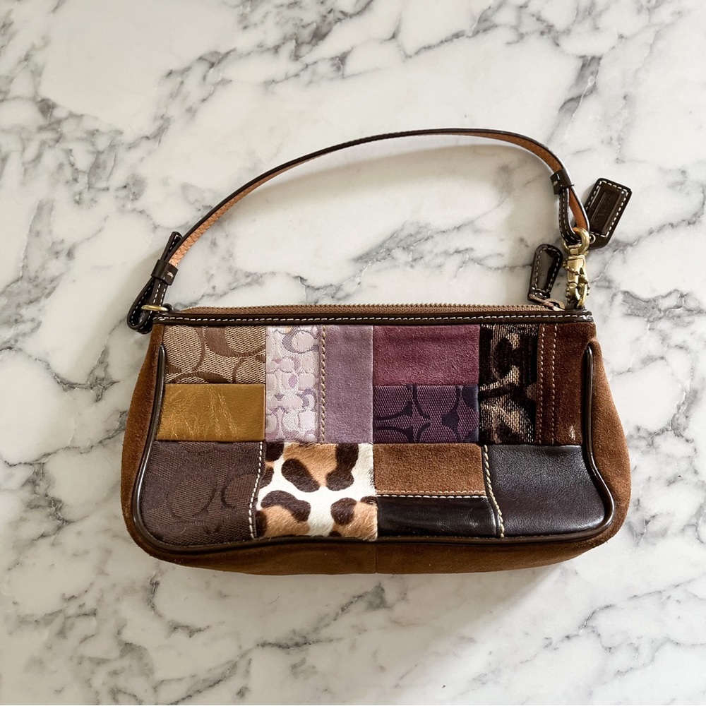 Coach patchwork clutch small handbag